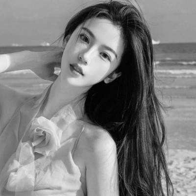 女生头像闺蜜真人黑白