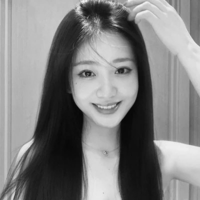 女生头像闺蜜真人黑白