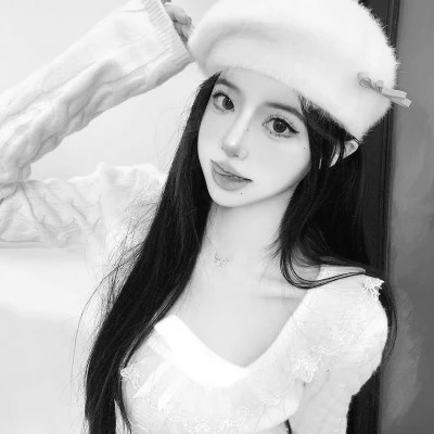 女生头像闺蜜真人黑白