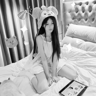 女生头像闺蜜真人黑白