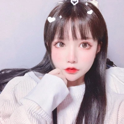 唯美真人闺蜜头像