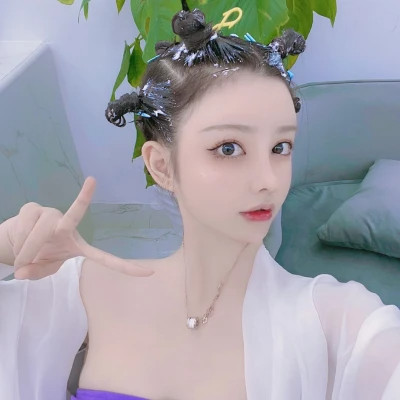 唯美真人闺蜜头像