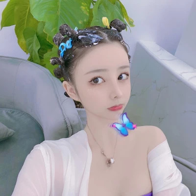 唯美真人闺蜜头像