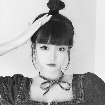 闺蜜头像黑白四人真人女