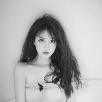 闺蜜头像黑白四人真人女
