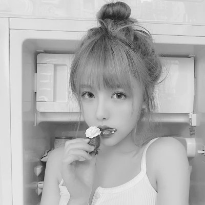 闺蜜头像黑白四人真人女