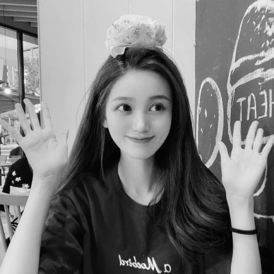 闺蜜头像黑白四人真人女