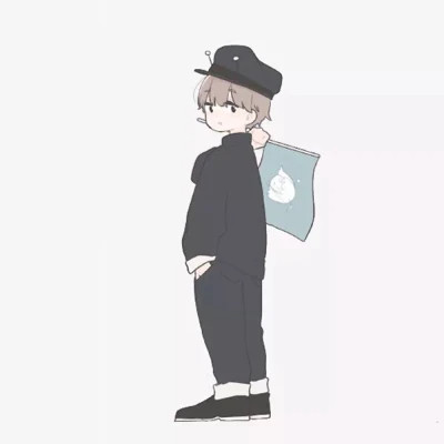 抖音最火的情侣头像漫画