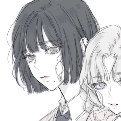 抖音最火的情侣头像漫画