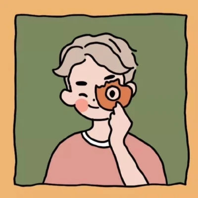 抖音最火的情侣头像漫画