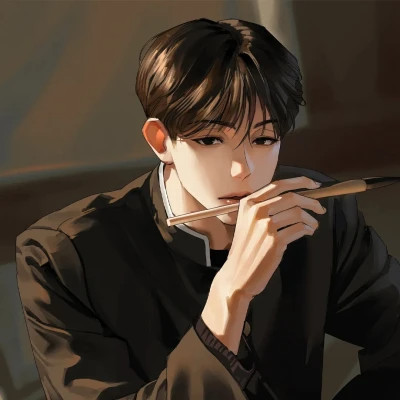 超级帅气动漫男生头像图片