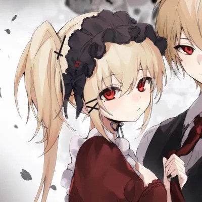 唯美风格动漫情侣头像