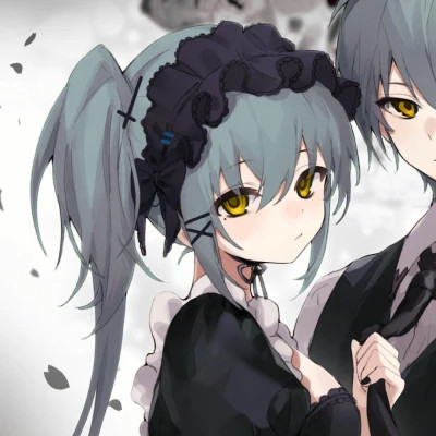 唯美风格动漫情侣头像