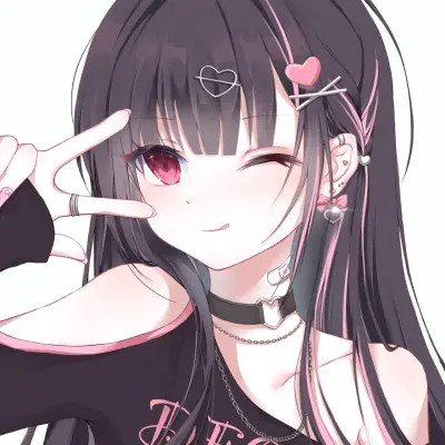 甜美系唯美动漫情侣头像