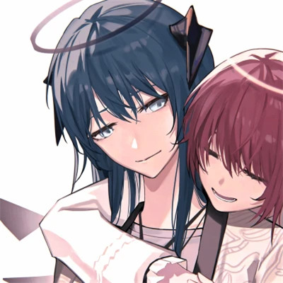 百合动漫情侣头像