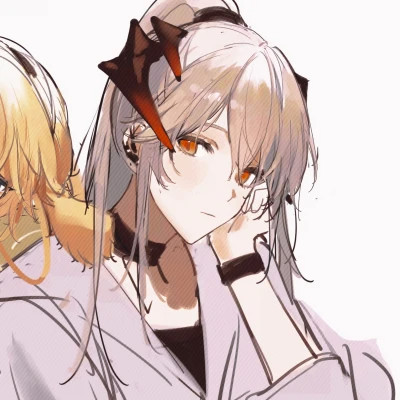 百合动漫情侣头像