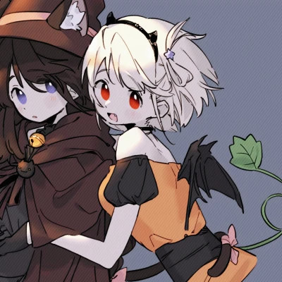 百合动漫情侣头像