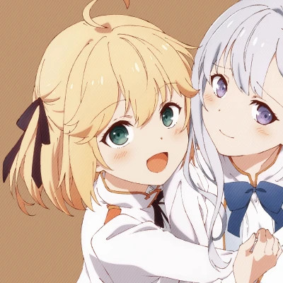 百合动漫情侣头像