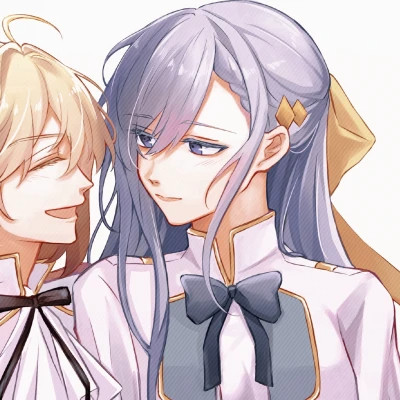 百合动漫情侣头像