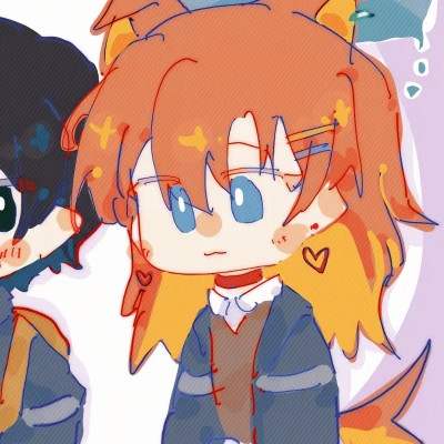 百合动漫情侣头像