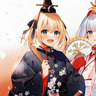 百合动漫情侣头像