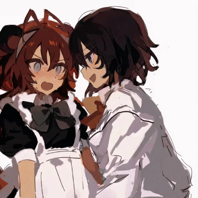 女女cp情侣头像百合动漫图片