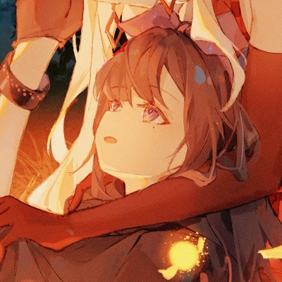 女女cp情侣头像百合动漫图片