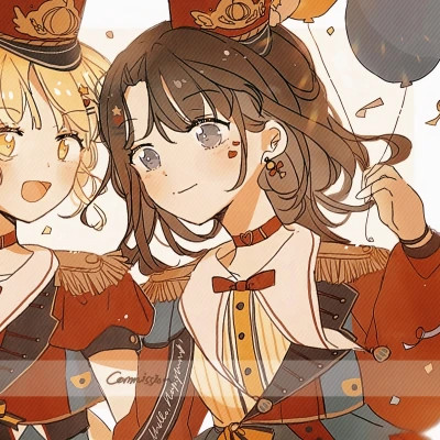 女女cp情侣头像百合动漫图片