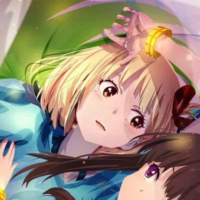 百合头像动漫情侣