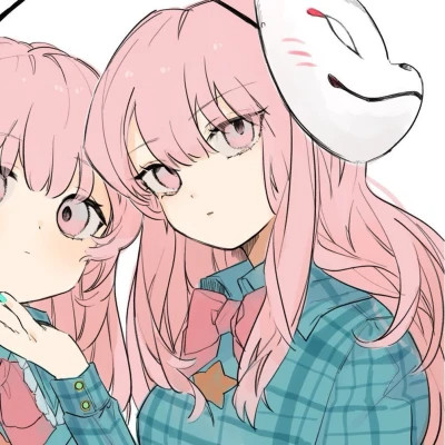 百合头像动漫情侣