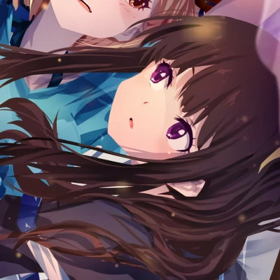 百合头像动漫情侣