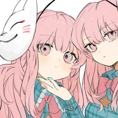 百合头像动漫情侣