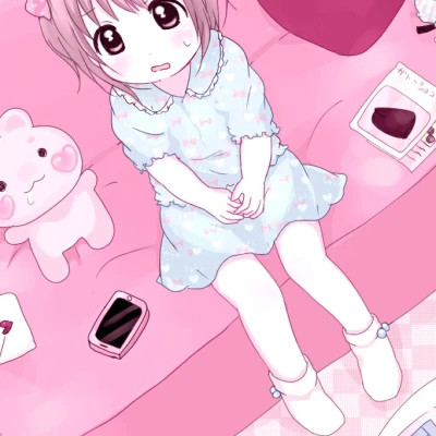 适合女孩子用的超萌可爱卡通女生头像