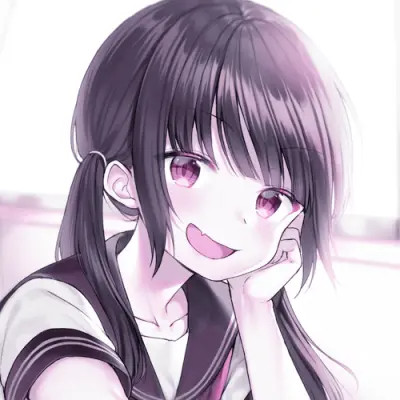 可爱萌卡通人物少女头像图片