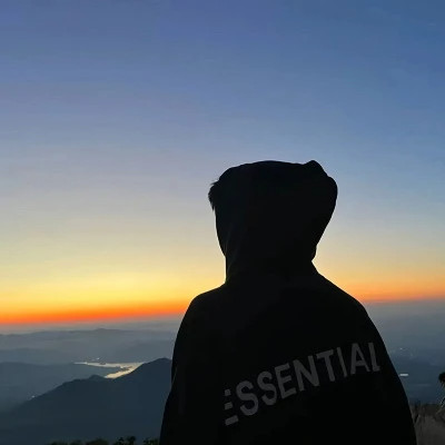超级好看的氛围真人背影男头