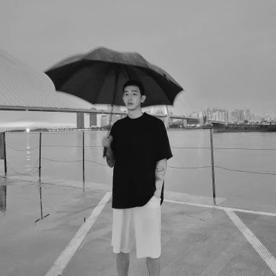 黑白帅气男生头像照片
