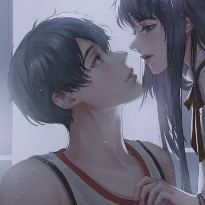 耐看的情侣头像动漫
