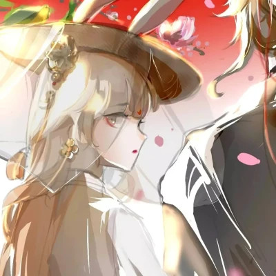 二次元男女cp头像
