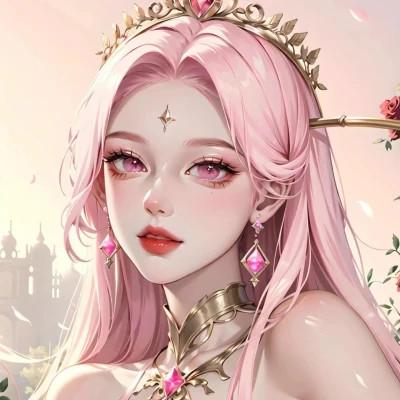 漂亮的手绘女头像