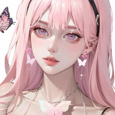 漂亮的手绘女头像