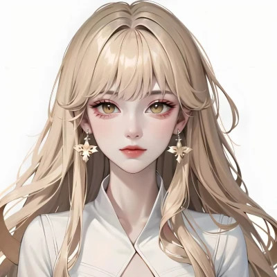 手绘头像仙气精致女