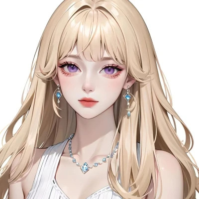 手绘头像仙气精致女