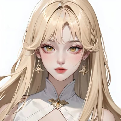 手绘头像仙气精致女