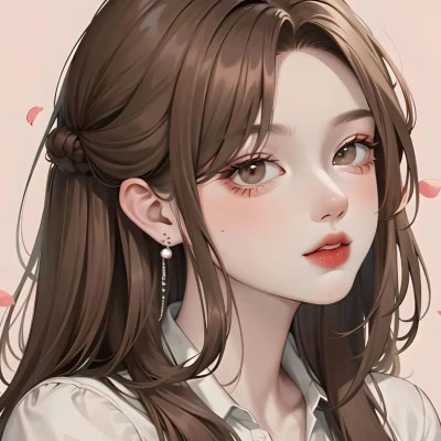 手绘头像仙气精致女