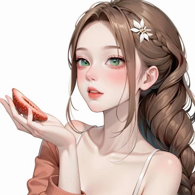 手绘头像仙气精致女