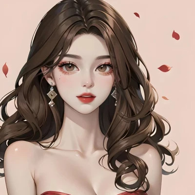 手绘头像仙气精致女