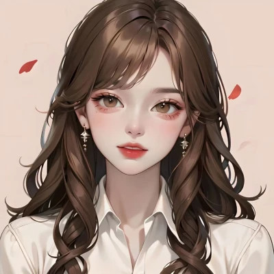 手绘头像仙气精致女