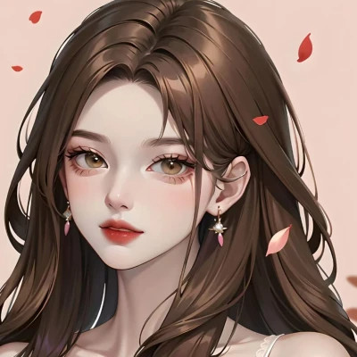 手绘头像仙气精致女