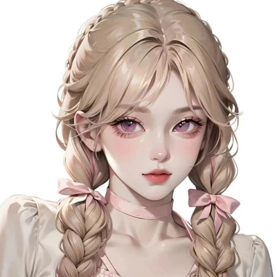 女生手绘微信头像