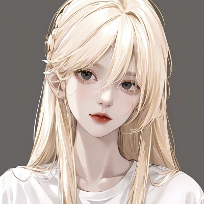女生手绘微信头像